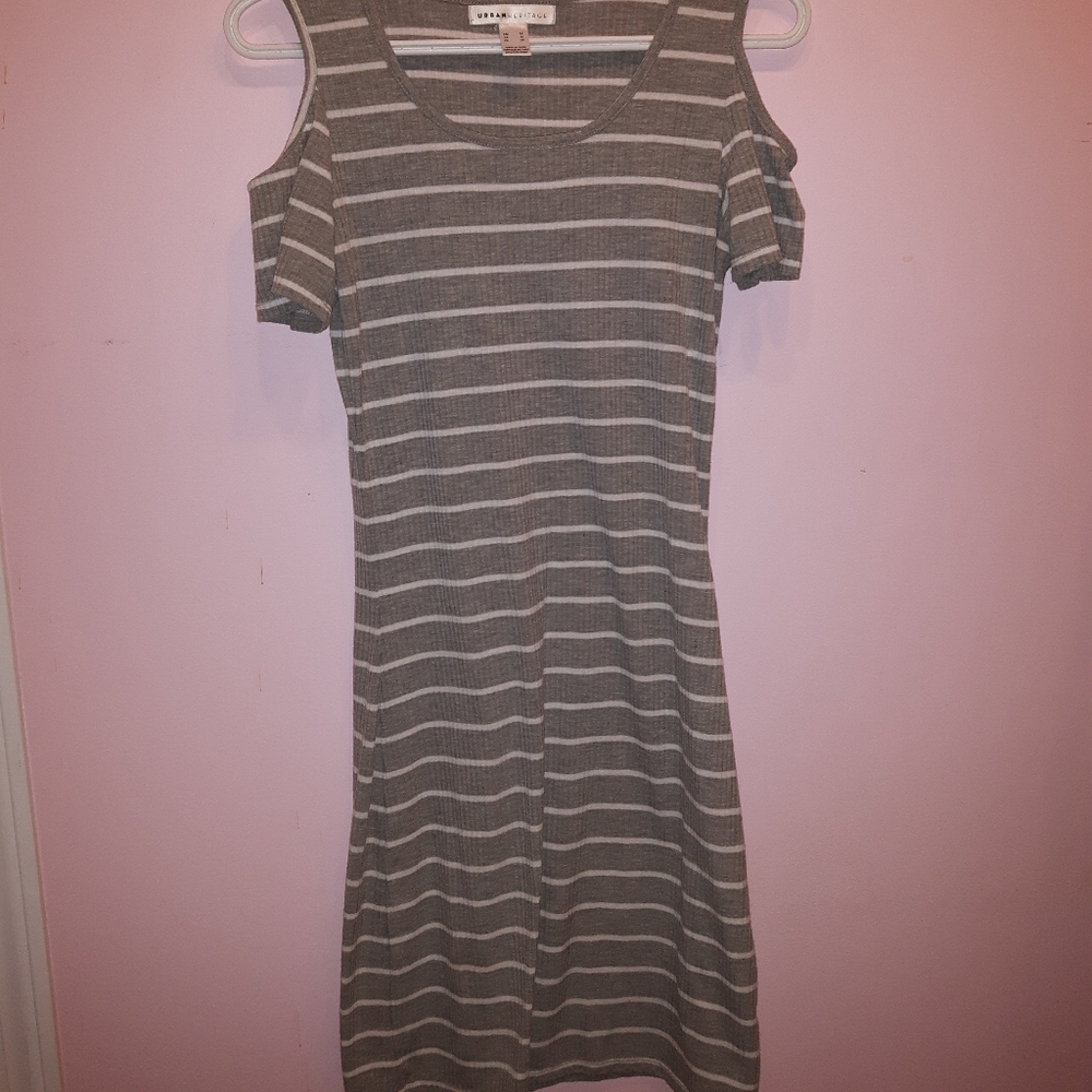 Cold shoulder dress